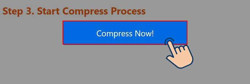 Ấn tùy chọn Compress Now để nén