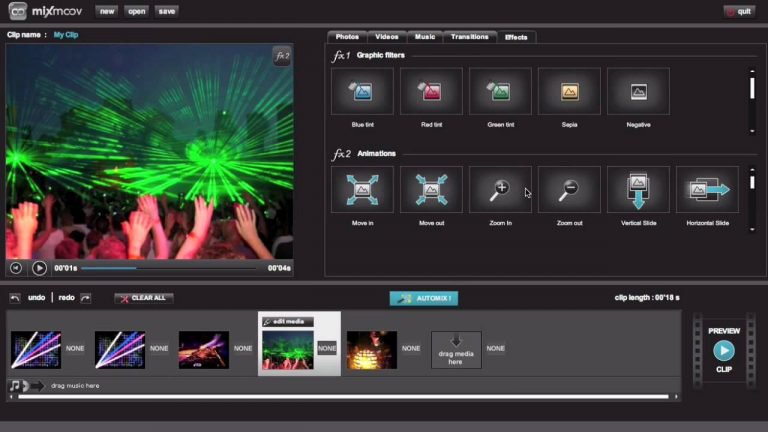 Mixmoov cho phép chỉnh sửa video với nhiều công cụ hỗ trợ chuyên nghiệp